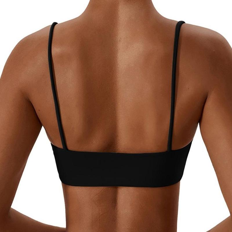 Women ' s Solid Backless Sports Bra , Breathable Comfortable Sexy Sports Bra for Gym Workout Exercise Yoga , Ladies Summer  Sportswear Clothing