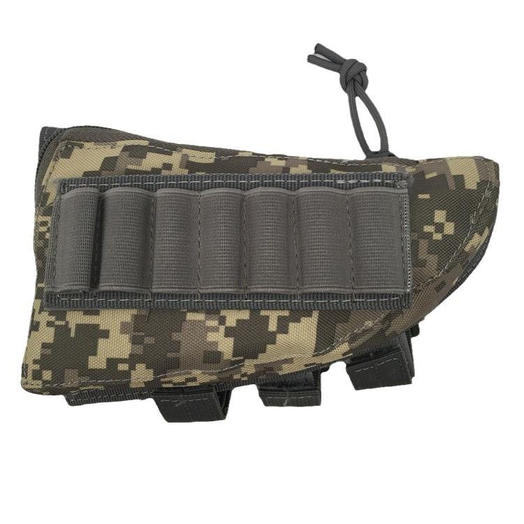 Tactical cheek support bag, butt bullet bag, 12G shotgun fan accessory bag, outdoor hunting bag, hunting bag