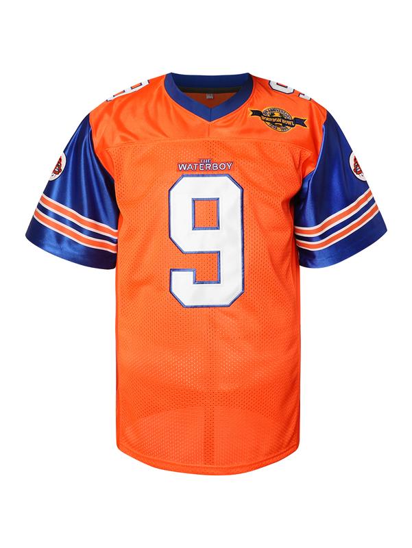 Bobby Boucher #9 The Waterboy Adam Sandler Movie Mud Dogs Bourbon Bowl Football Jersey  Sportswear for All Seasons