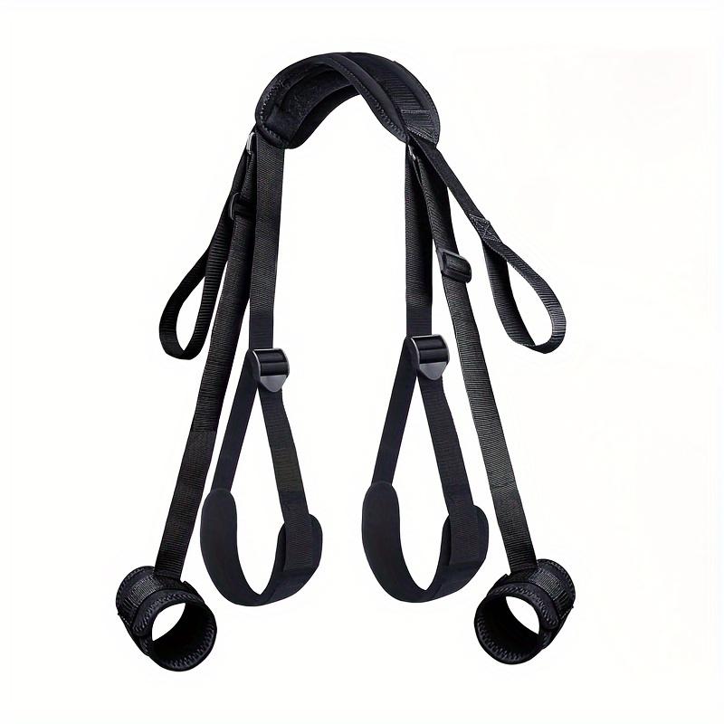 Adjustable Leg Thinning Band for Body Positioning and Exercise, 75cm 29.5 Inches and 46cm 17.7 Inches Size, SM Adult Bondage, Health and Home Accessories, BDSM Equipment