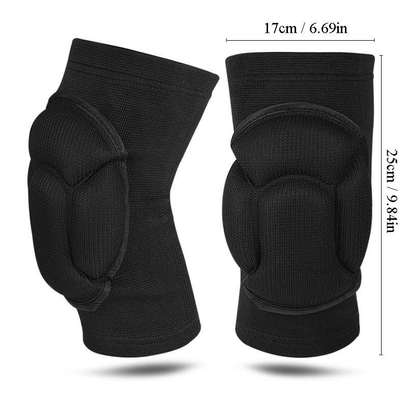 1 Pair Knee Pad, Thickened Knee Pad for Sports, Dance, Volleyball, Football, Skateboard, Knee Protective Pad for Men & Women, Gym Accessories