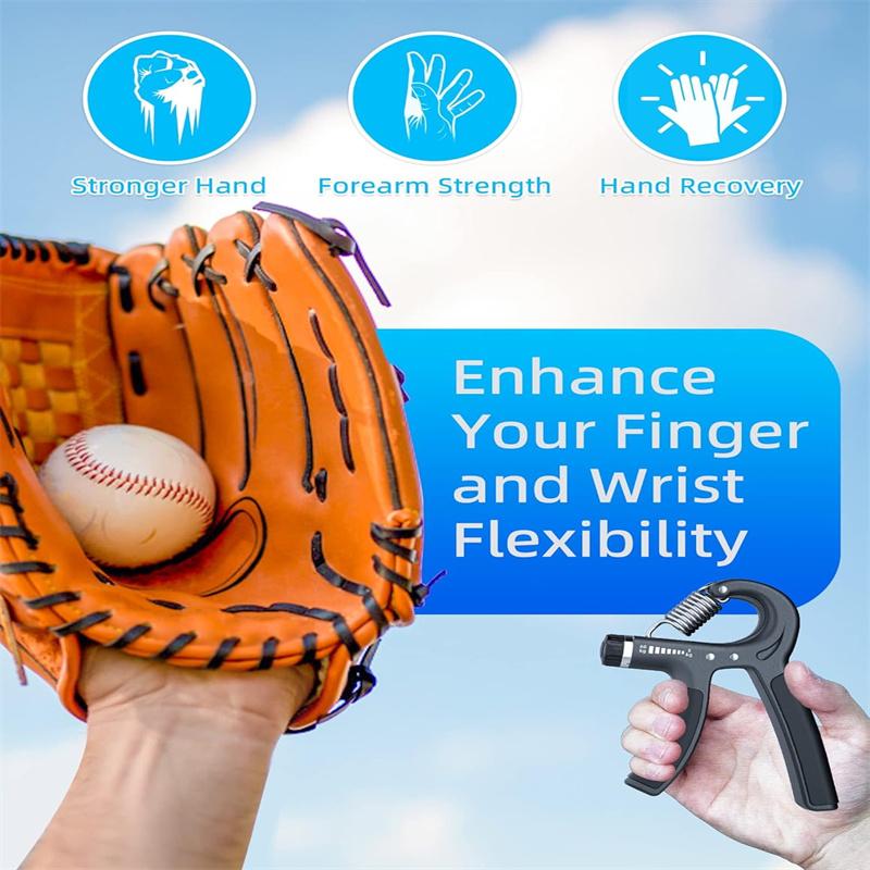 Grip Strengthener Forearm Strengthener Hand Grips Strengthener Kit - 5 Pack Adjustable Resistance