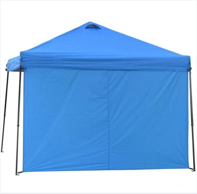 Sun Wall for 10' x 10' Instant Straight Leg Pop-up Canopy (Blue) - Outdoor Furniture Accessory