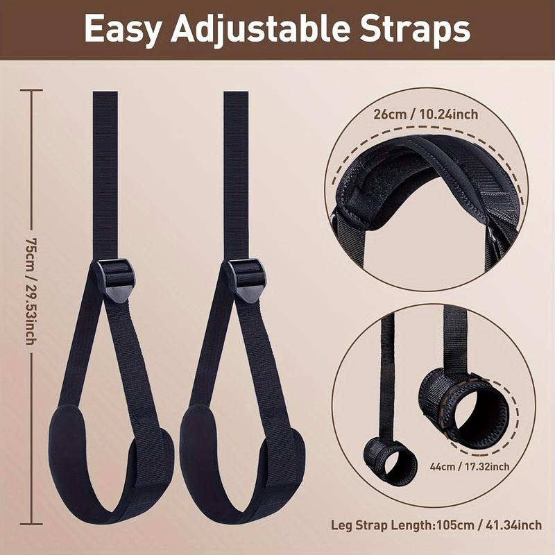 Adjustable Leg Thinning Band for Body Positioning and Exercise, 75cm 29.5 Inches and 46cm 17.7 Inches Size, SM Adult Bondage, Health and Home Accessories, BDSM Equipment