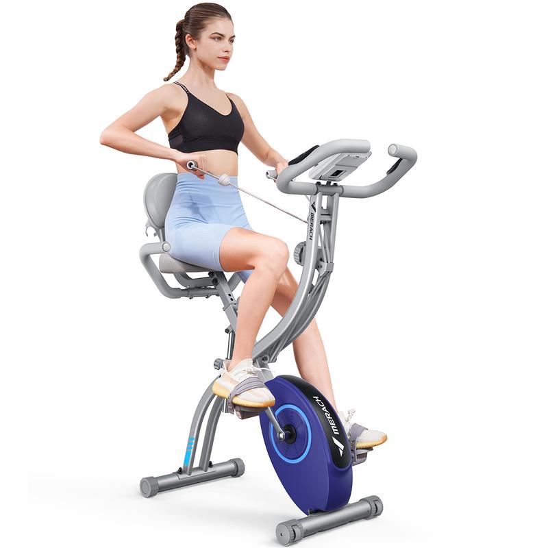 MERACH 4-in-1 Folding Exercise Bike for Home