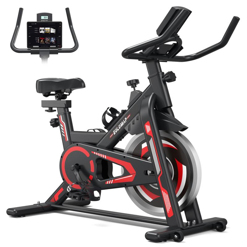 Exercise Bike-Indoor Stationary Bike for Home Gym,Workout Bike with Belt Drive,Cycling Bike with Digital Display & Comfortable Seat Cushion