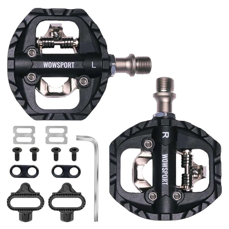 Mountain Bike MTB SPD Pedals Dual Sided Selflock Nonslip Compatible with Shimano