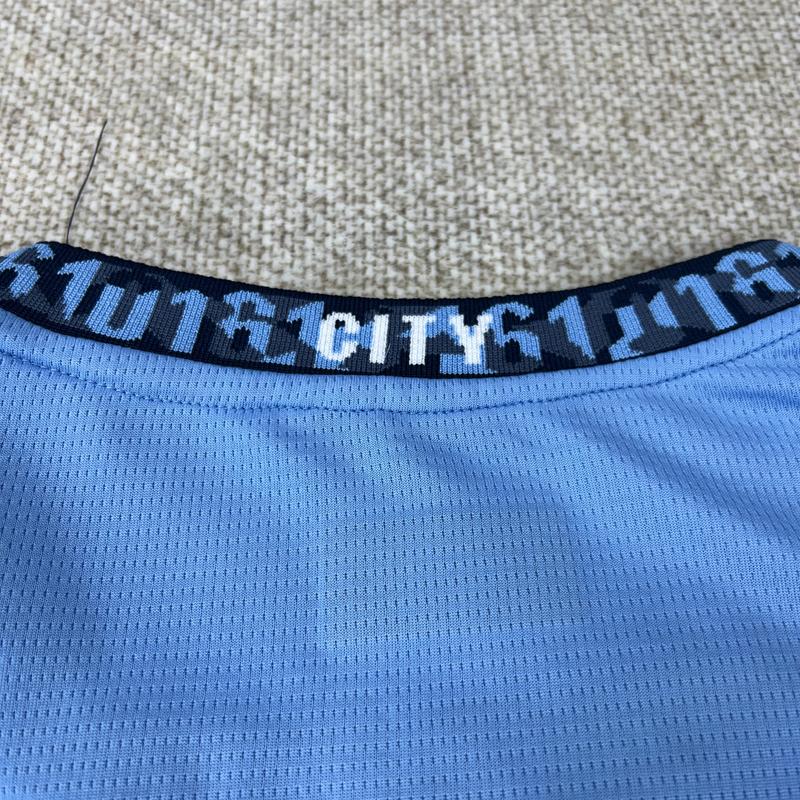 PUMA 2425 Manchester City Home Blue Short Sleeve Retro Top Soccer Jersey Quick Dry Premier League