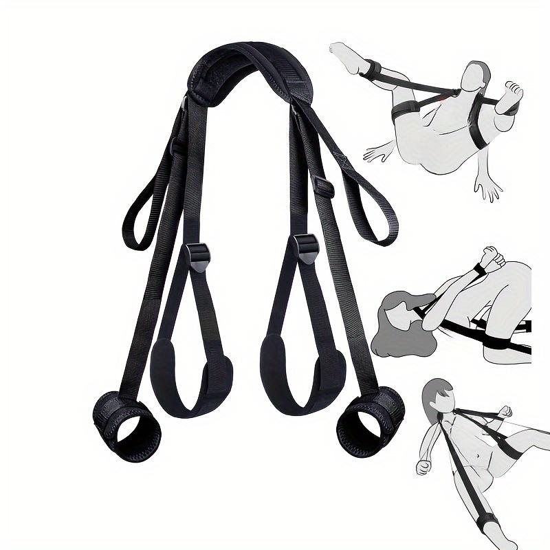 Adjustable Leg Thinning Band for Body Positioning and Exercise, 75cm 29.5 Inches and 46cm 17.7 Inches Size, SM Adult Bondage, Health and Home Accessories, BDSM Equipment