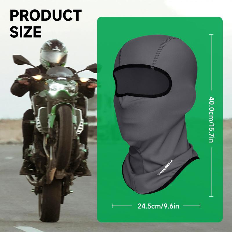 QINGLONGLIN Motorcycle Face Mask, Lightweight UV Protector Balaclava Face Mask, Breathable Comfortable Full Face Mask for Motorcycle & Skiing