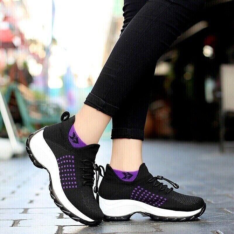 Women Ortho Stretch Cushion Sneakers Orthopedic Diabetic Running Walking Shoes