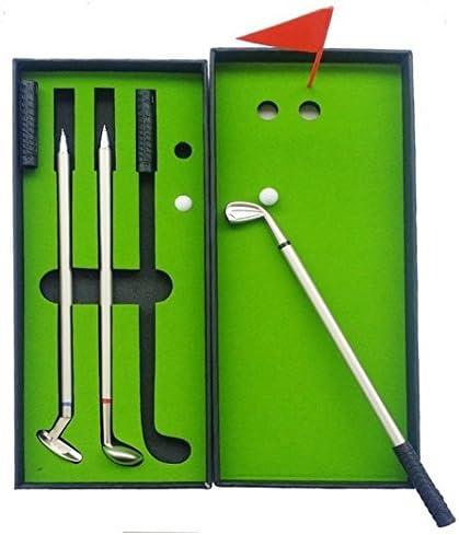 CRESTGOLF Golf Pen Set,Golf Pen Gift Set, Golf Gifts for Men Women,Golf Clubs Gift Set (green) 3 pcs with for Father's Day, Valentine's Day, Business, Christmas