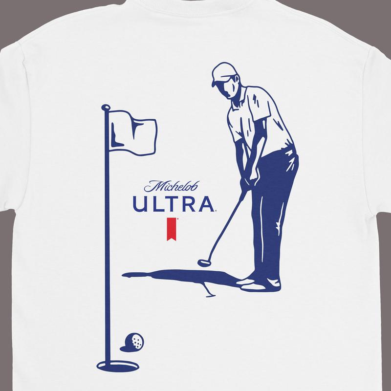 Michelob Ultra Golfing T-Shirt, 2 Side T-Shirt For Men, Gift For Men