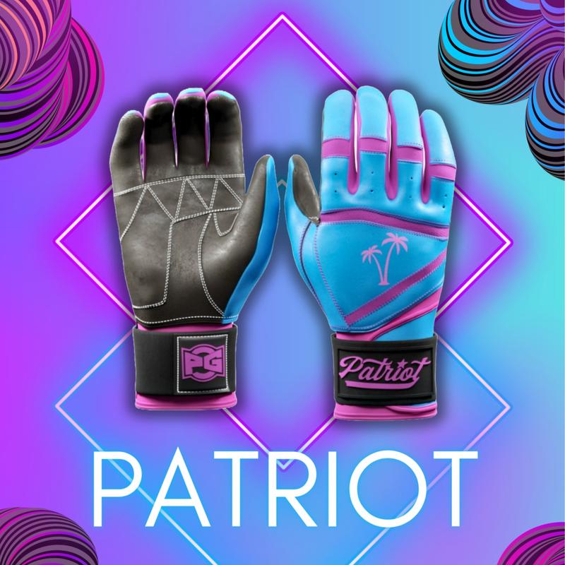 Patriot | Batting Gloves 360* Pro | Full wrap Pro style batting gloves.