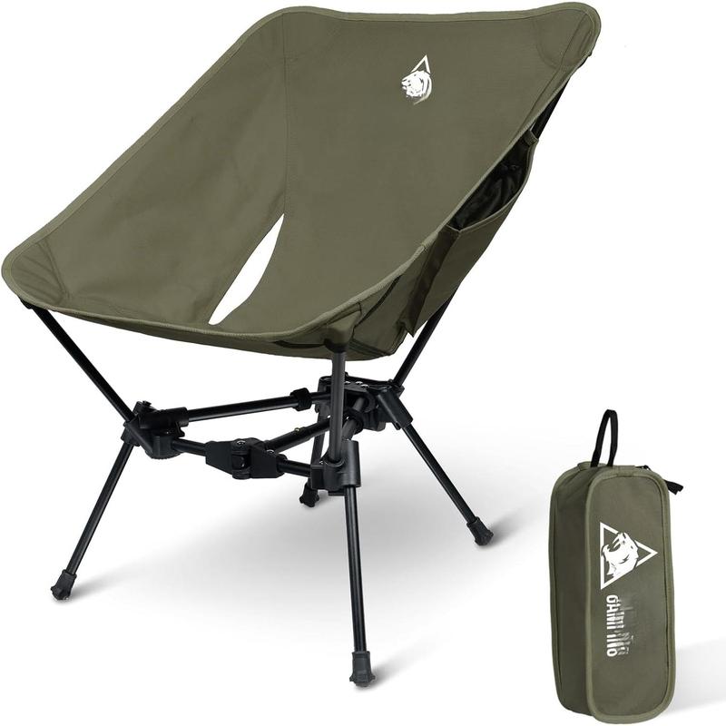 Tigerblade Camping Chair, Lightweight Folding Backpacking Hiking Chair, Compact Portable 330 lbs Capacity