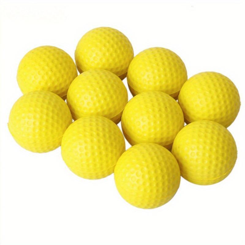 Golf Practice Ball, 10pcs set Soft Lightweight Elastic Durable Golf Ball, Golf Ball for Indoor and Outdoor Practice, Training, and Entertainment