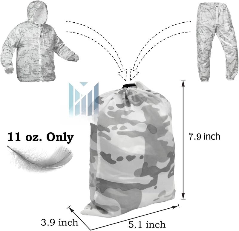 Multicam Alpine Snow Camo Winter Camouflage Overwhites Parka for Hunting, Airsoft, Paintball, Winter Sports