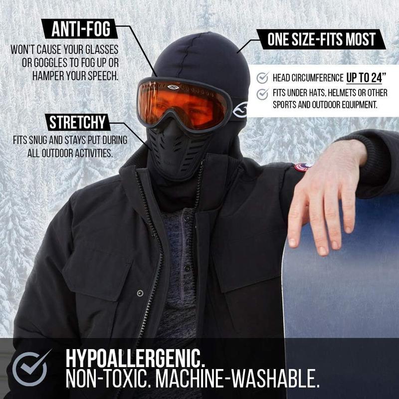 Winter Cold Weather Windproof Thermal Mask Balaclava Ski Face Mask for Men Women