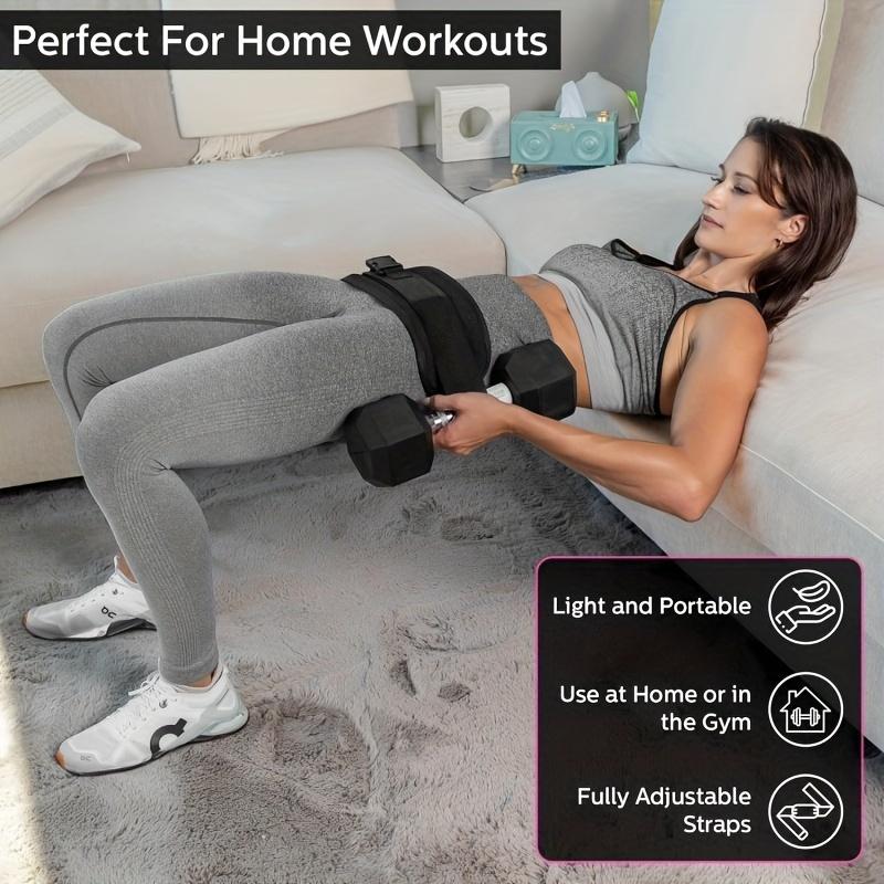 Adjustable Weight Belt, Suitable for Home Exercise, Kettlebell Training and Hip Shaping, with Extra Cushioning and Adjustable Resistance