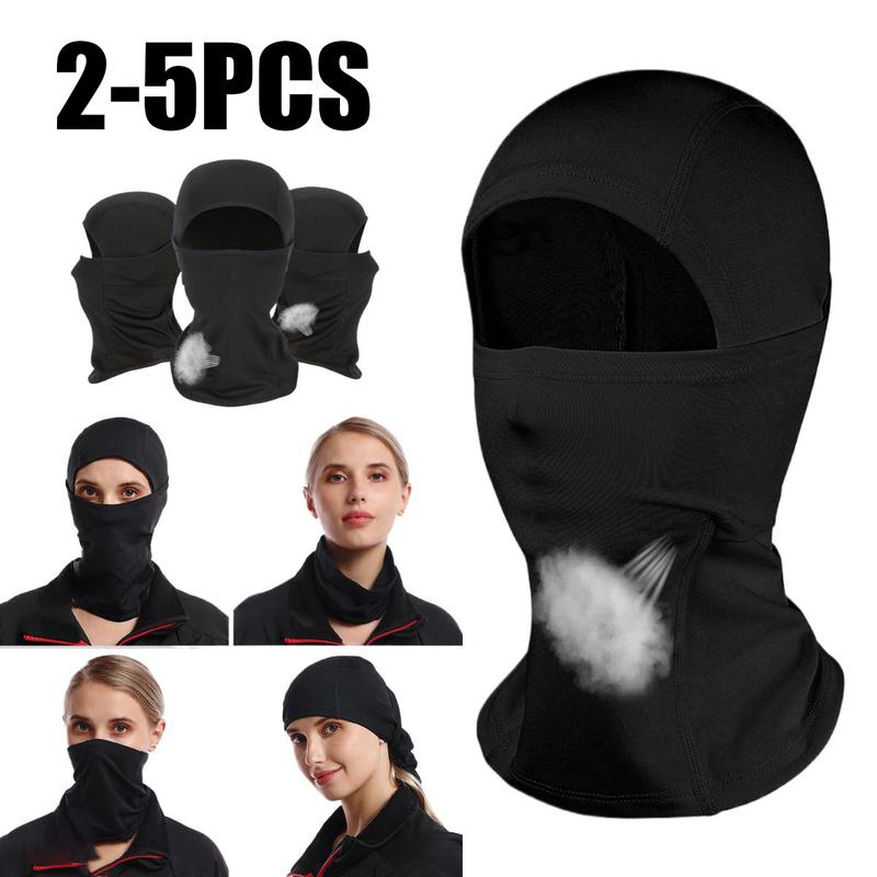 2-5PCS  Balaclava Mask Multifunctional UV Protection Sun Protection Tactical Cycling For Men Women