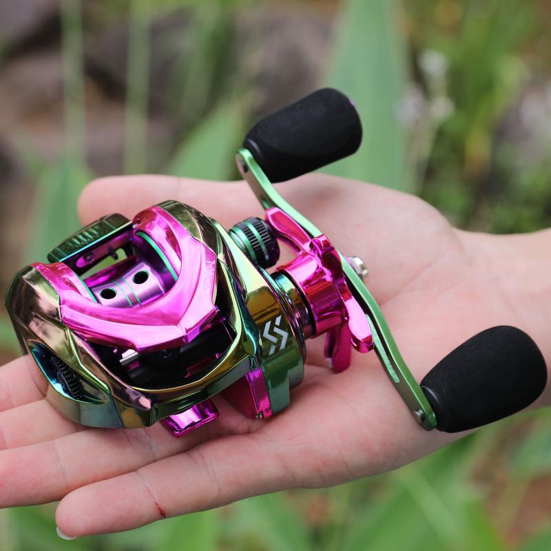 Sougayilang Fishing Baitcasting Reel, Baitcaster Fishing Reels with 12+1BB,Magnetic Braking System