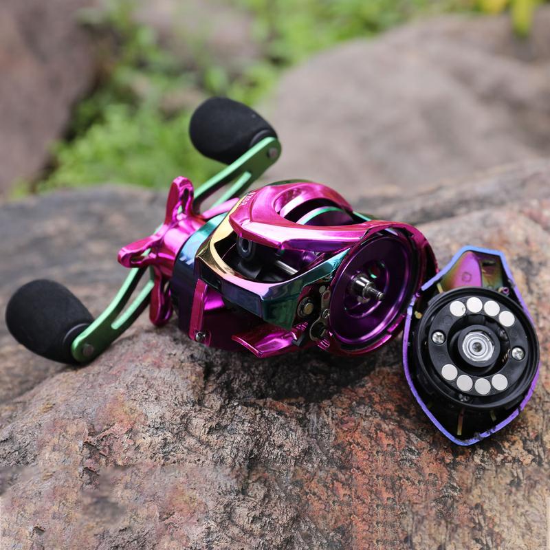 Sougayilang Fishing Baitcasting Reel, Baitcaster Fishing Reels with 12+1BB,Magnetic Braking System