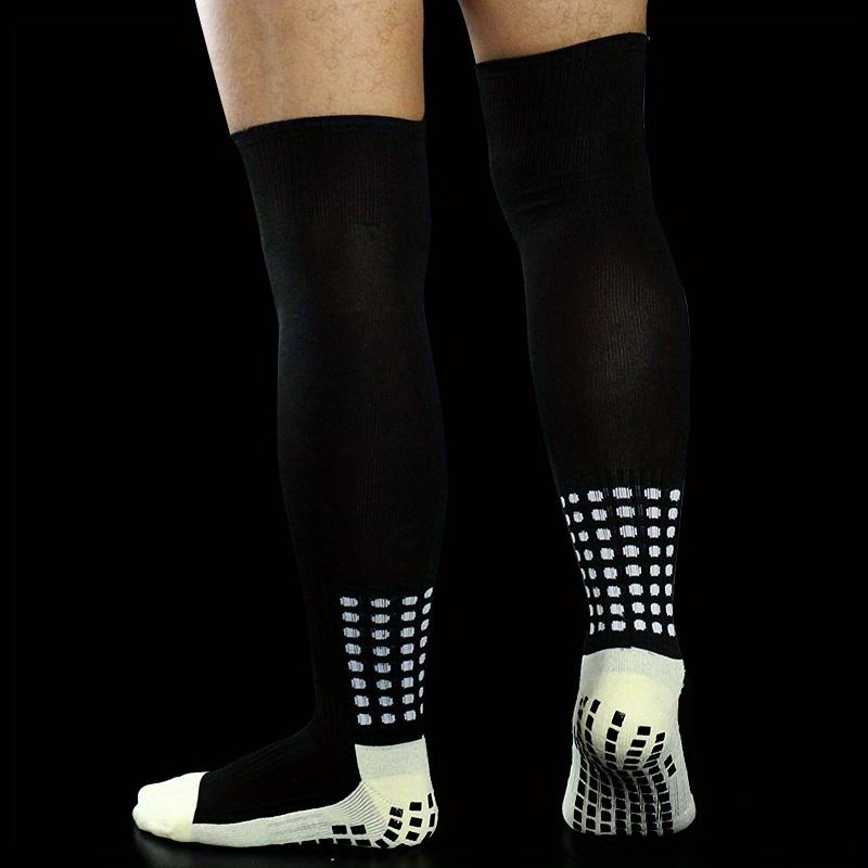 Thickened Plaid Knee High Soccer Socks for Men and Women - Superior Sweat Absorption, Non-Slip, Breathable, Comfortable Fit - Ideal for Football, Basketball, Running, and Outdoor Sports