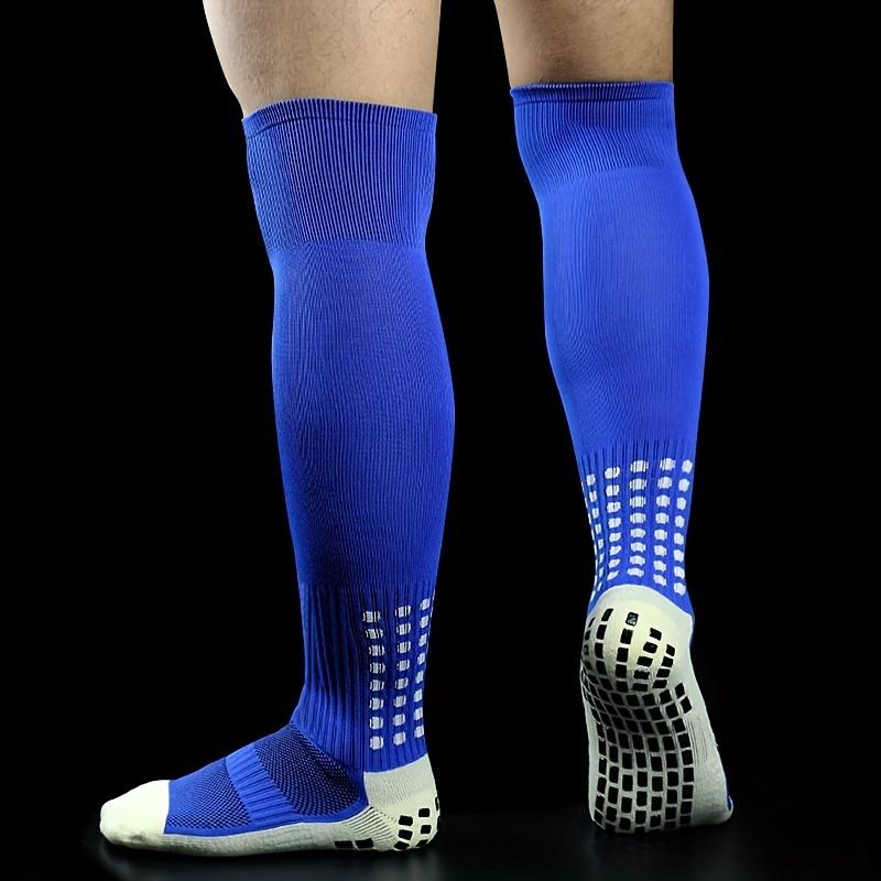 Thickened Plaid Knee High Soccer Socks for Men and Women - Superior Sweat Absorption, Non-Slip, Breathable, Comfortable Fit - Ideal for Football, Basketball, Running, and Outdoor Sports