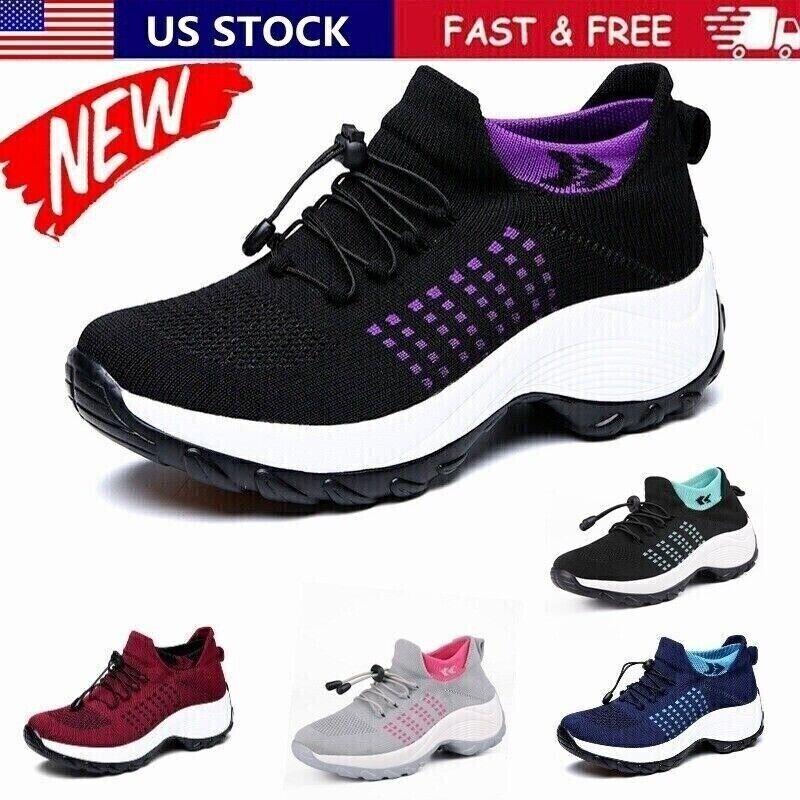 Women Ortho Stretch Cushion Sneakers Orthopedic Diabetic Running Walking Shoes