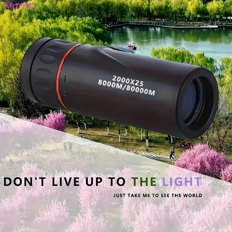 Portable Mini Monocular Telescope, High Definition Monocular Telescope, Outdoor Camping & Hiking Accessories