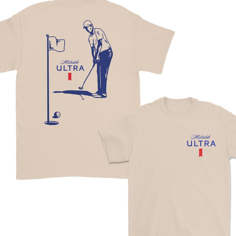 Michelob Ultra Golfing T-Shirt, 2 Side T-Shirt For Men, Gift For Men