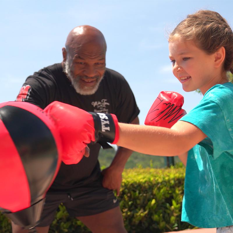 Mike Tyson Kids Punching Bag for Kids Boxing Set with Boxing Gloves, Boxing Bag with Stand, Boxing Equipment for Children