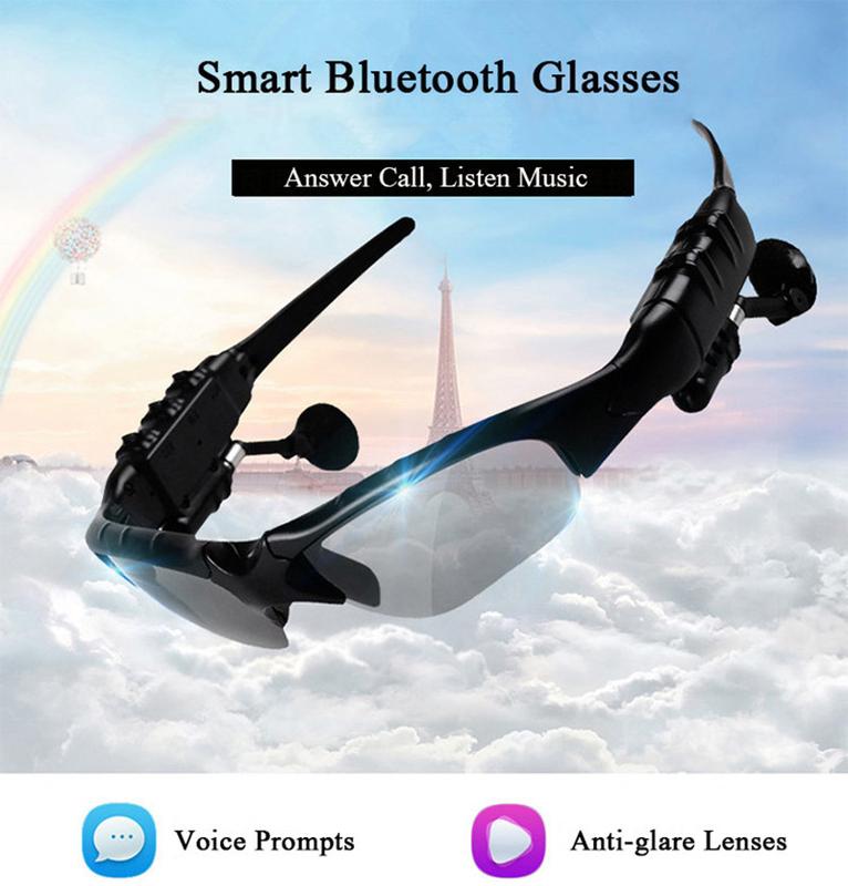 5.0 Bluetooth Glasses for Sports and Outdoor Activities with Sun Protection