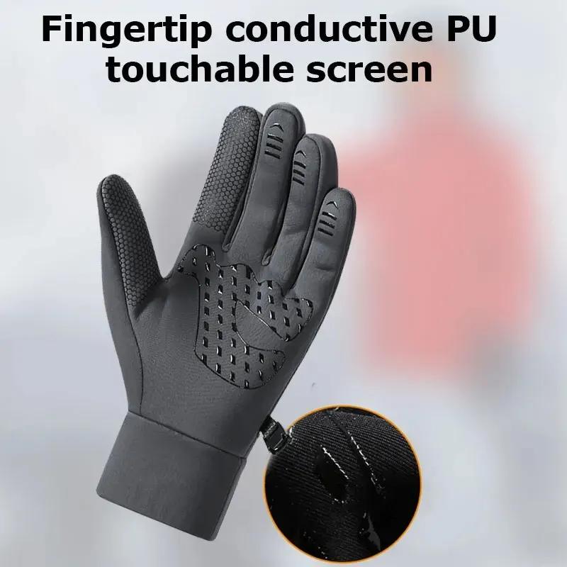 Touch Screen Winter Sports Gloves Winter Gloves Waterproof Thermal Sport Glove for Men Women for Running Cycling Driving Ski Hiking Warm Glove for Work