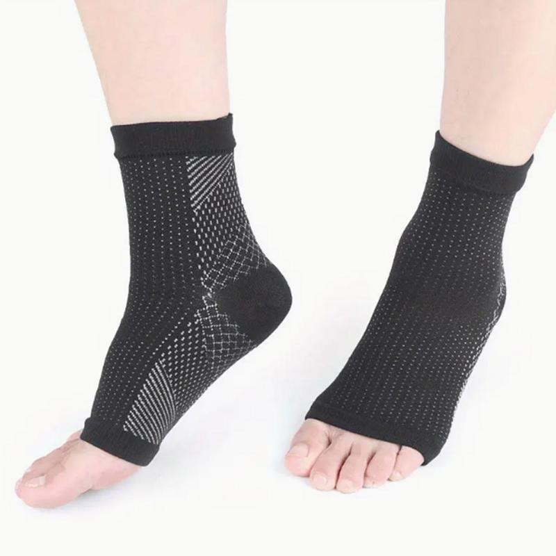 Plantar Fasciitis Compression Socks, 1 Pair Breathable Comfortable Sports Socks, Open Toe Design Socks for Men & Women, Foot Support Sports Protective Gear