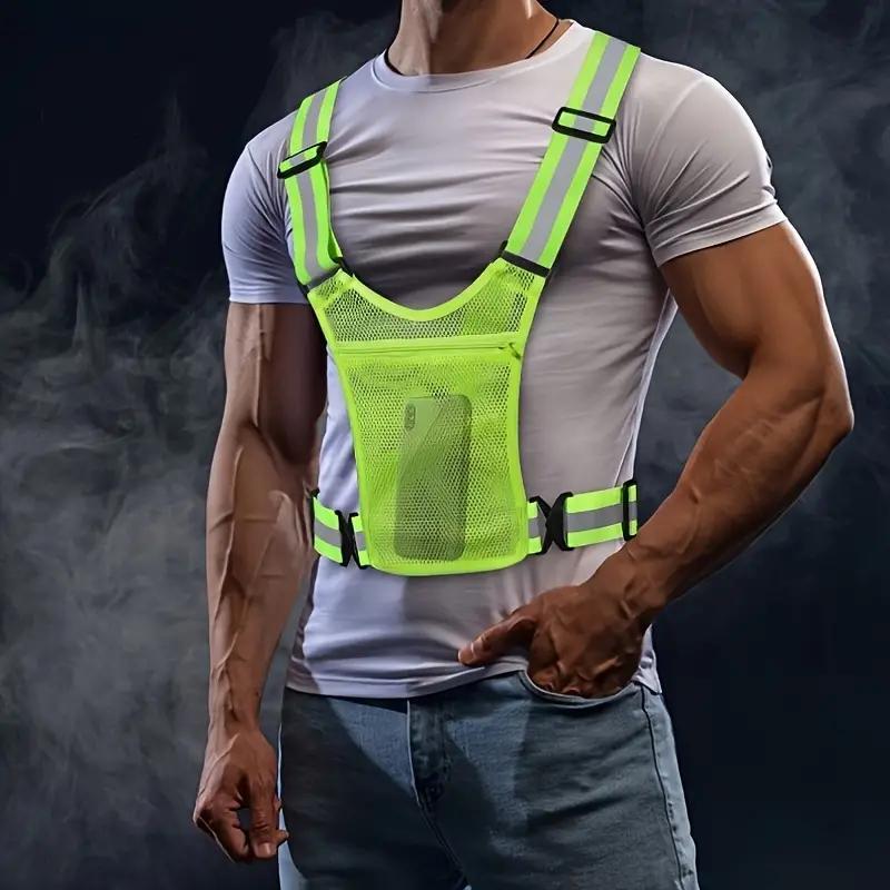 Outdoor Reflective Vest, Adjustable Reflective Belt, Night Running Belt, Cycling Reflective Vest, Outdoor Accessories, Christmas Gift