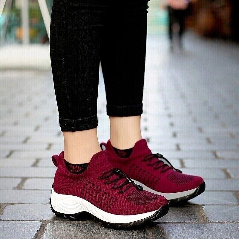 Women Ortho Stretch Cushion Sneakers Orthopedic Diabetic Running Walking Shoes