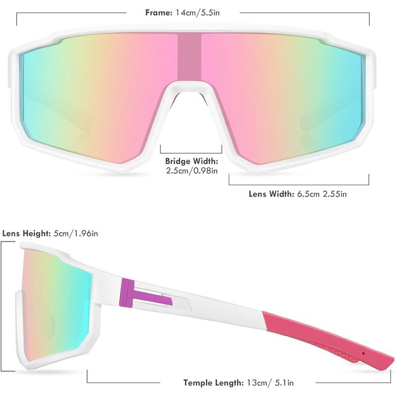 Youth Baseball Sunglasses for Boys Girls Age 8-14 TR90 Frame  Sport Sunglasses for Softball Cycling Baseball Golf