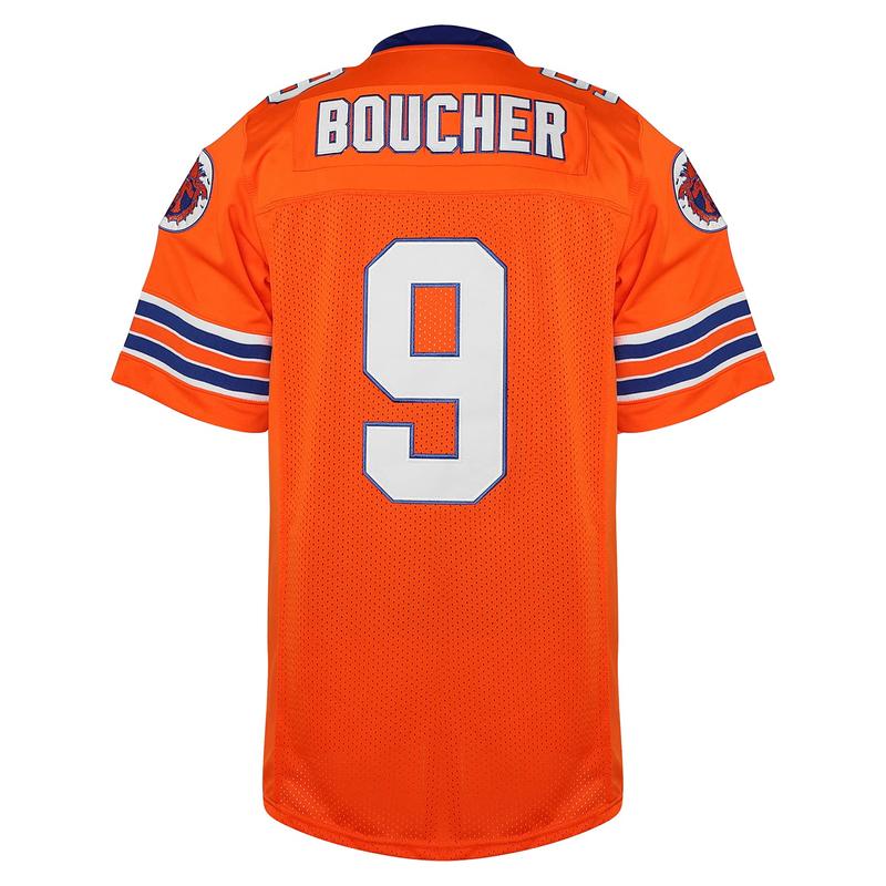 Bobby Boucher #9 The Waterboy Adam Sandler Movie Mud Dogs Bourbon Bowl 50th Anniversary Movie Football Jersey