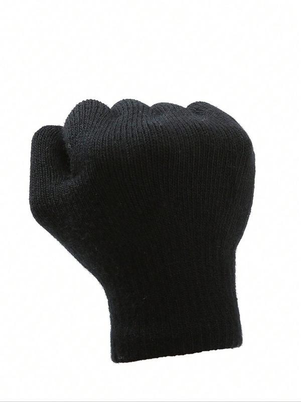 1 Pair Outdoor Sports Winter Gloves, Windproof Non-slip Touch Screen Gloves, Casual Clothes Accessories for Cold Day