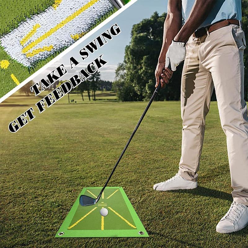 Golf Training Mat for Swing Detection Batting, 1 Count Halloween Golf Mat Swing Path, Path Feedback Golf Practice Mat, Christmas, Christmas Gift