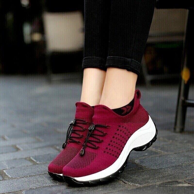 Women Ortho Stretch Cushion Sneakers Orthopedic Diabetic Running Walking Shoes