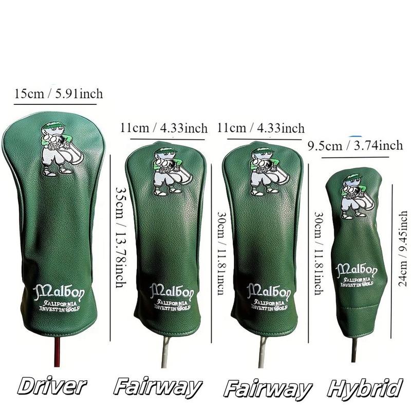 Golf Club Cover, Golf Driver & Fairway & Hybrid Head Cover, Golf Club Protector, Golf Accessories for Men & Women