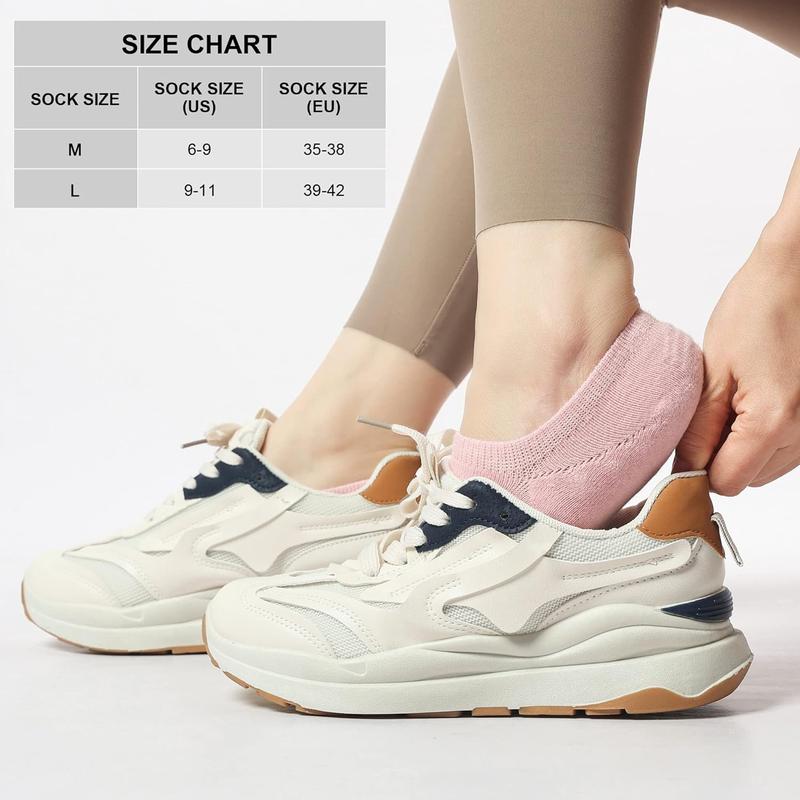 No Show Socks Womens Cushioned Low Cut Athletic Hidden Liner for Sneakers Ankle Invisible Running Socks 4 6 Pairs