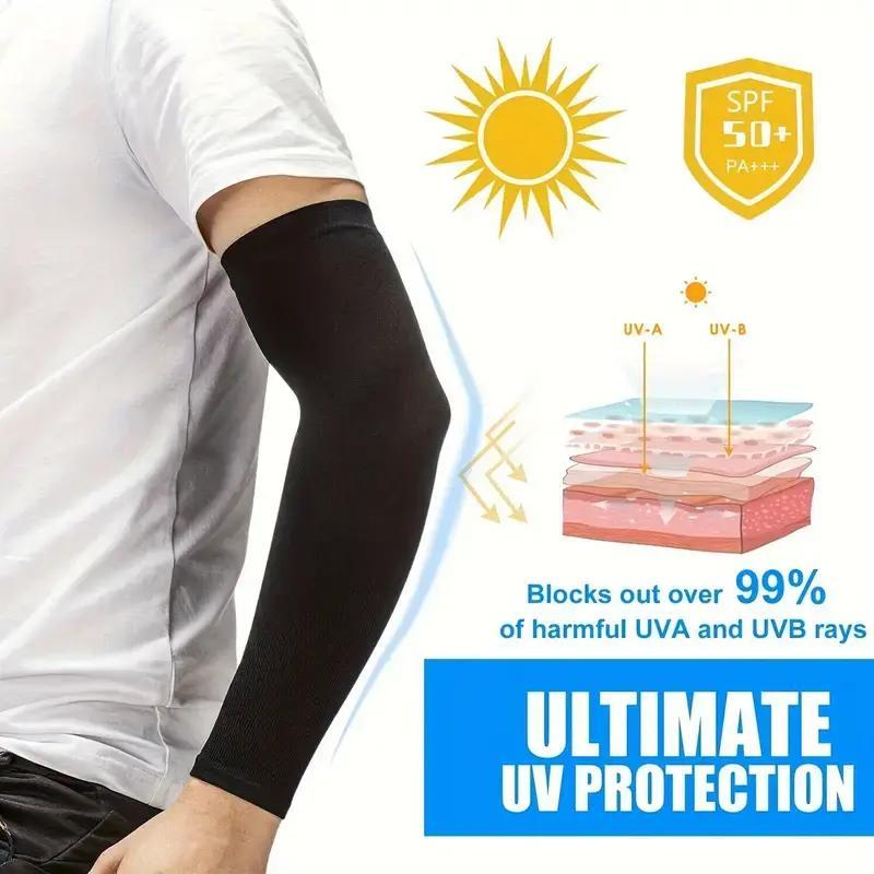 Disposable Arm Sleeves, 10 Pairs High Elasticity Arm Sleeves, UV Protection Cooling Arm Sleeves For Cycling, Golf, Running & Driving