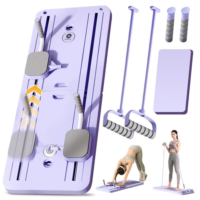 Multi-functional Ab Exercise Board, Home Pilates Reformer, Abs and Core Workout Equipment for Strength Training, Foldable, Lightweight, and Efficient for Home Gym Fitness