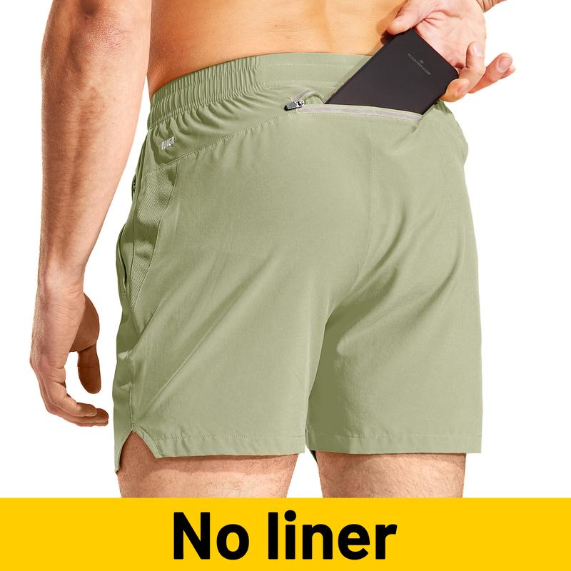 MIER Men's  Running Shorts 5 Inches, Quick Dry Workout Shorts with Pockets