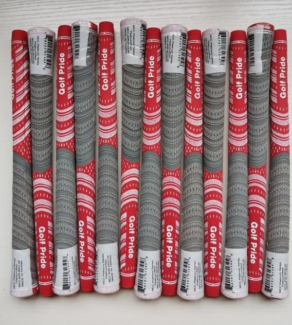 13 Pcs Golf Pride Grips Set Gift For sports New MCC MultiCompound Platinum RED Grey Standard Size Gift for Sports Enthusiasts