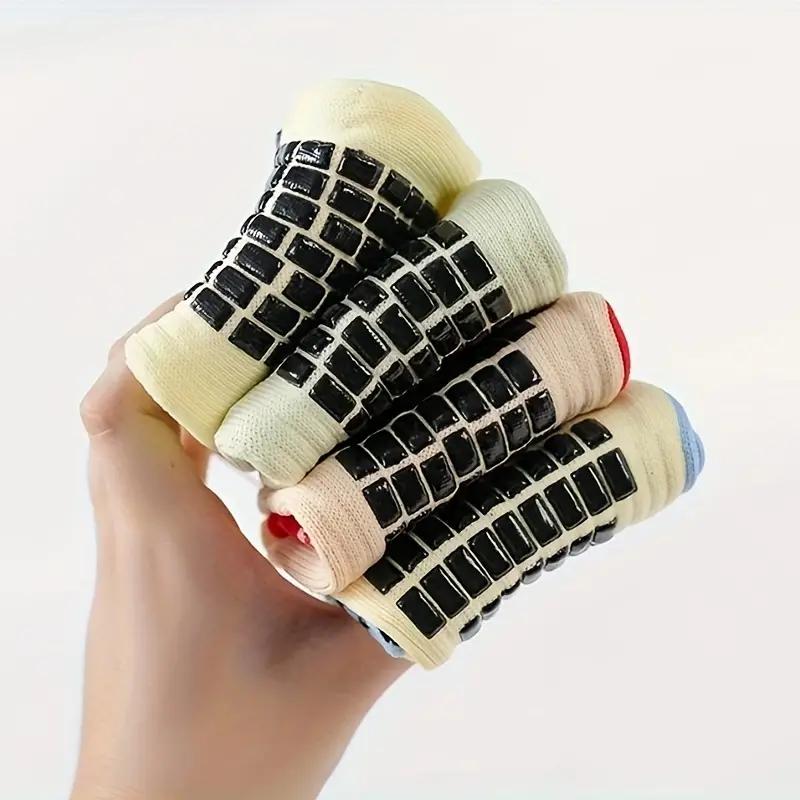 3 Pairs Non Slip Soccer Socks Grip Pads for Men Women -1 3pairs Football Baseball Socks