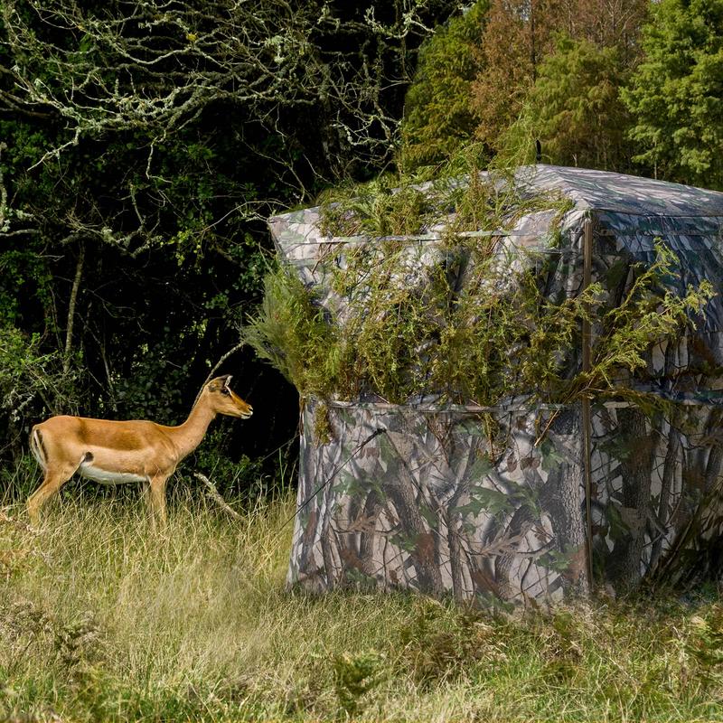 EROMMY Hunting Blind See Through with Carrying Bag, 2-3 Person Pop Up Ground Blinds 360 Degree, Portable Resilient Hunting Tent for Deer & Turkey Hunting